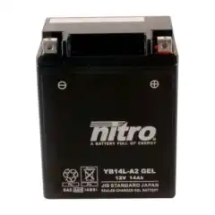 12V, 14Ah, 134x89x166, Forsegl. AGM Gele