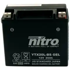 12V, 18Ah, 175x87x155, Forsegl. AGM Gele