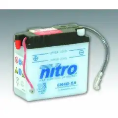 6V, 4Ah, 102x48x96, Uten Syre