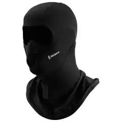 Neoprene ansiktsmaske med hette.