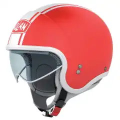 Klassisk halvhjelm, integrert visir