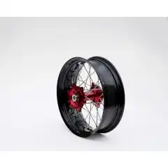 Sort Felgring m/Rødt Nav CR/CRF 13->