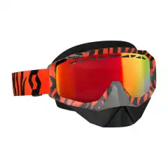 Brille m/Amplifier Rød Krom Linse