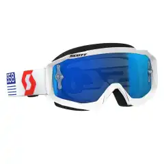 Electric blå Krom Works Linse